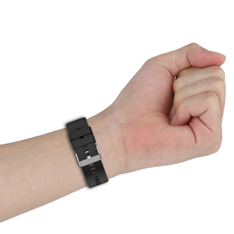 For Google Pixel Watch Metal Connector + Solid Color Silicone Watch Band(Grey) - free shipping - PMC TechLife - Order now!