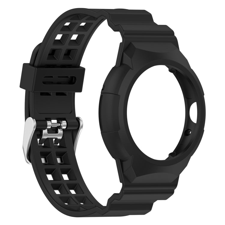 For Google Pixel Watch Integrated Fully Enclosed Silicone Watch Band(Black) - free shipping - PMC TechLife - Order now!