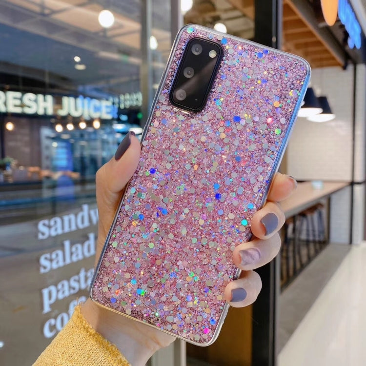 For Samsung Galaxy A31 Glitter Sequins Epoxy TPU Phone Case(Pink) - free shipping - PMC TechLife - Order now!