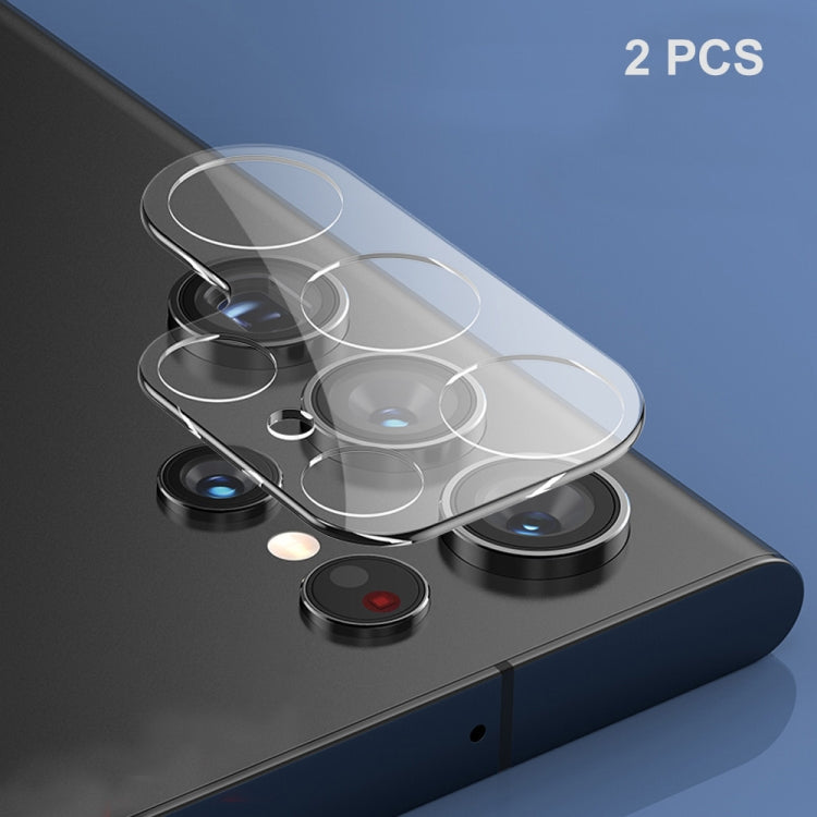 2pcs For Samsung Galaxy S23 Ultra 5G ENKAY 9H Rear Camera Lens Tempered Glass Film(Transparent) - free shipping - PMC TechLife - Order now!