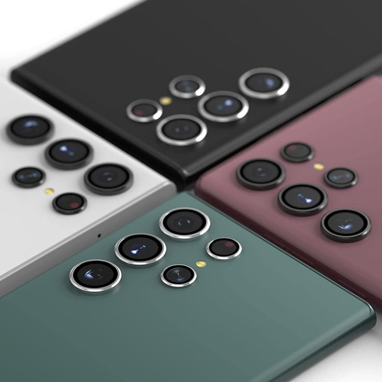 For Samsung Galaxy S23 Ultra 5G ENKAY Rear Lens Aluminium Alloy Tempered Glass Film(Black) - free shipping - PMC TechLife - Order now!