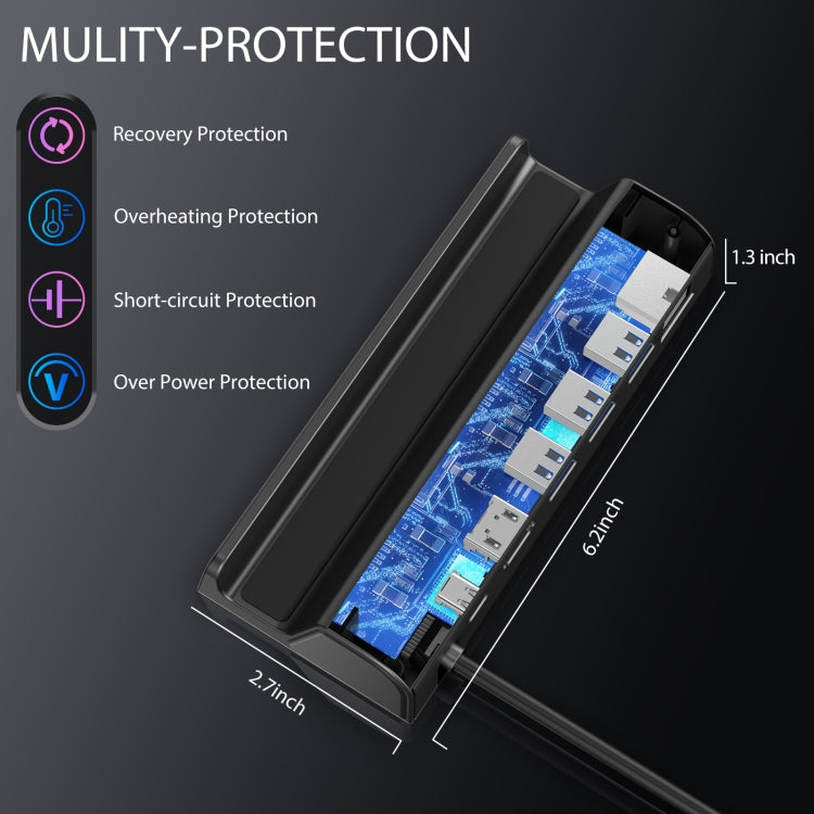 For Steam Deck Expansion Dock Charging Dock Charging Dock HDMI Gigabit Network Port Converter - free shipping - PMC TechLife - Order now!