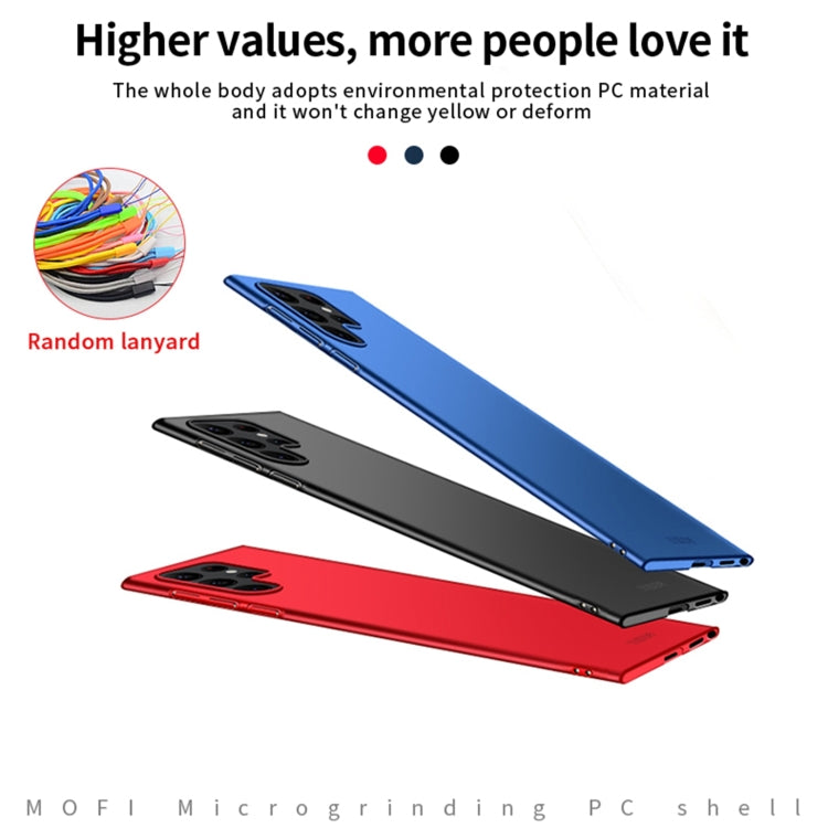 For Samsung Galaxy S23 Ultra 5G MOFI Micro Frosted PC Ultra-thin Hard Case(Red) - free shipping - PMC TechLife - Order now!