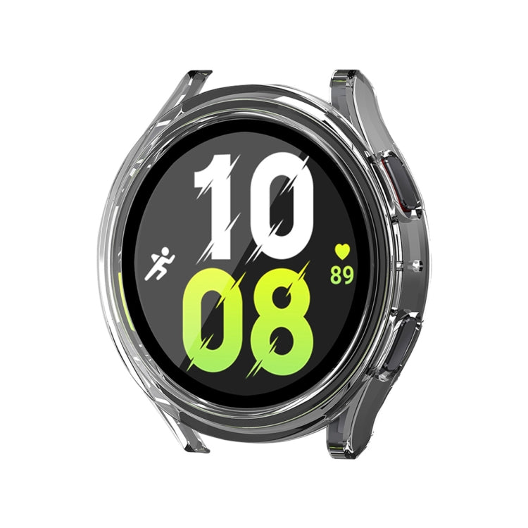 For Samsung Galaxy Watch4/5 44mm ENKAY Hat-Prince Waterproof Full Coverage PC Frame + 9H Tempered Glass Case(Transparent) - free shipping - PMC TechLife - Order now!