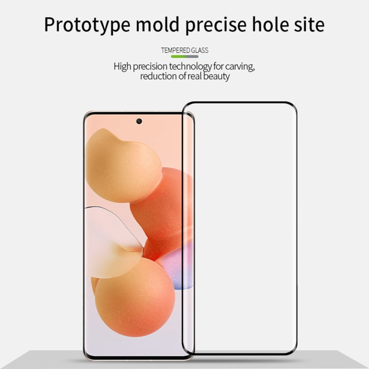 For OPPO Reno9 / Reno9 Pro / Reno9 Pro+ PINWUYO 9H 3D Hot Bending Tempered Glass Film(Black) - OPPO Tempered Glass by PINWUYO | Online Shopping South Africa | PMC TechLife | Buy Now Pay Later Mobicred