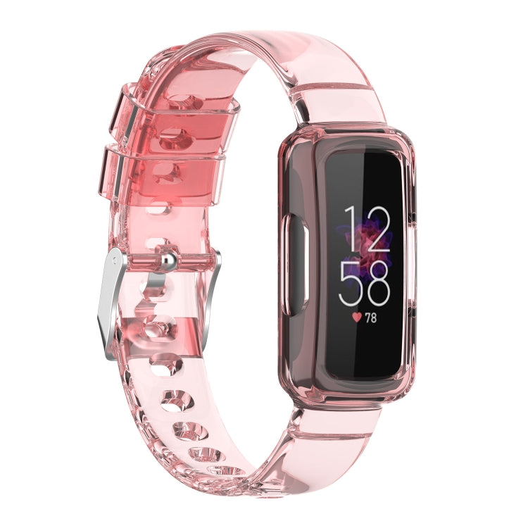 For Fitbit Inspire 3 TPU Integrated Watch Band(Transparent Pink) - free shipping - PMC TechLife - Order now!