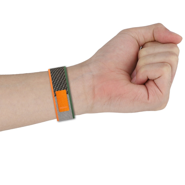 Double Color Nylon Hook and Loop Fastener Watch Band For Apple Watch Series 9&8&7 41mm / SE 3&SE 2&6&SE&5&4 40mm / 3&2&1 38mm(Black+Grey) - free shipping - PMC TechLife - Order now!