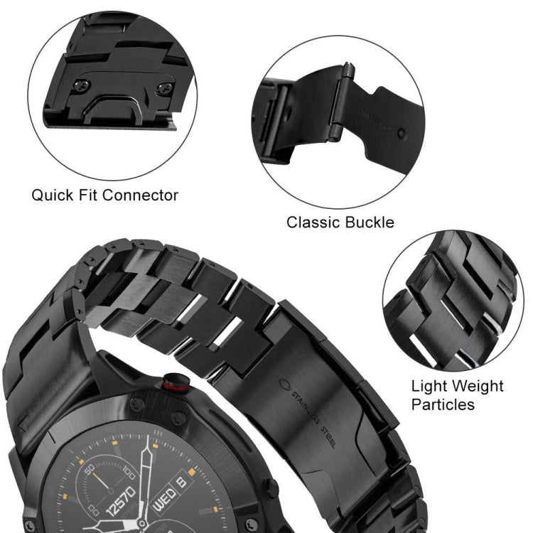Compatible with Garmin Enduro 2 26mm Titanium Alloy Quick Release Watch Band(Black) - free shipping - PMC TechLife - Order now!