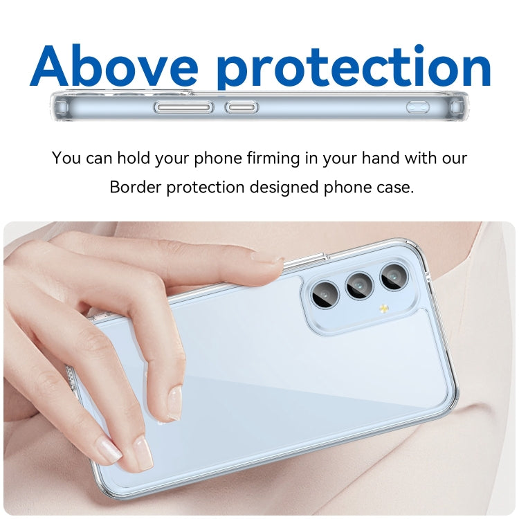For Samsung Galaxy A54 5G Colorful Series Acrylic + TPU Phone Case(Transparent) - Galaxy Phone Cases by PMC TechLife | Online Shopping South Africa | PMC TechLife