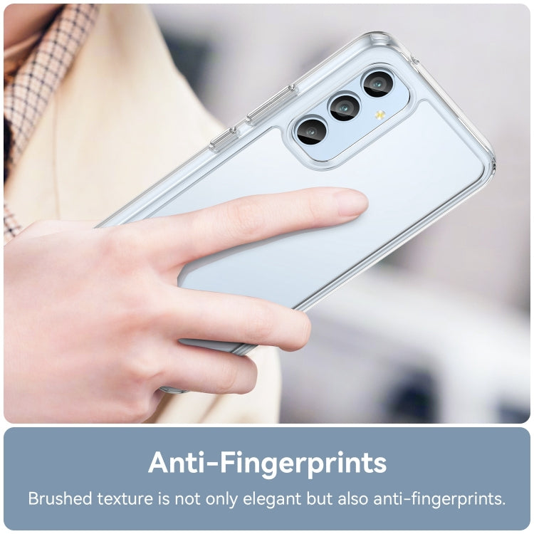 For Samsung Galaxy A54 5G Colorful Series Acrylic + TPU Phone Case(Transparent) - Galaxy Phone Cases by PMC TechLife | Online Shopping South Africa | PMC TechLife