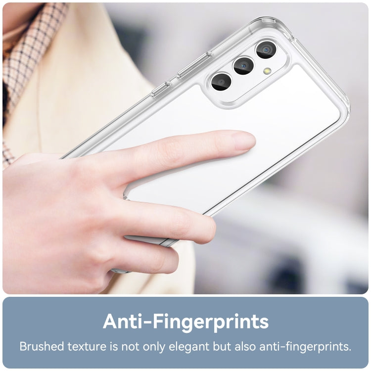 For Samsung Galaxy A34 5G Colorful Series Acrylic + TPU Phone Case(Transparent) - free shipping - PMC TechLife - Order now!