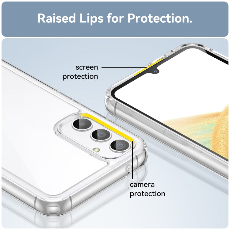 For Samsung Galaxy A34 5G Colorful Series Acrylic + TPU Phone Case(Transparent) - free shipping - PMC TechLife - Order now!