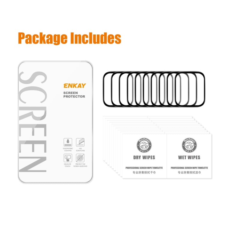 10 PCS For Redmi Watch 3 ENKAY 3D Full Coverage Soft PC Edge + PMMA HD Screen Protector Film - free shipping - PMC TechLife - Order now!