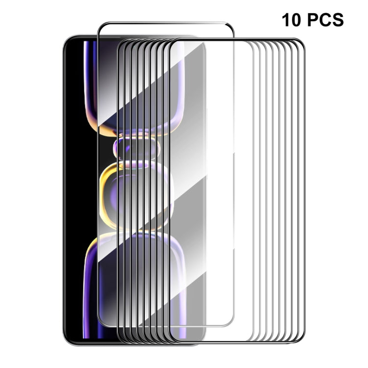 For Xiaomi Redmi K60E 10pcs ENKAY Hat-Prince Full Glue 0.26mm 9H 2.5D Tempered Glass Full Film - free shipping - PMC TechLife - Order now!