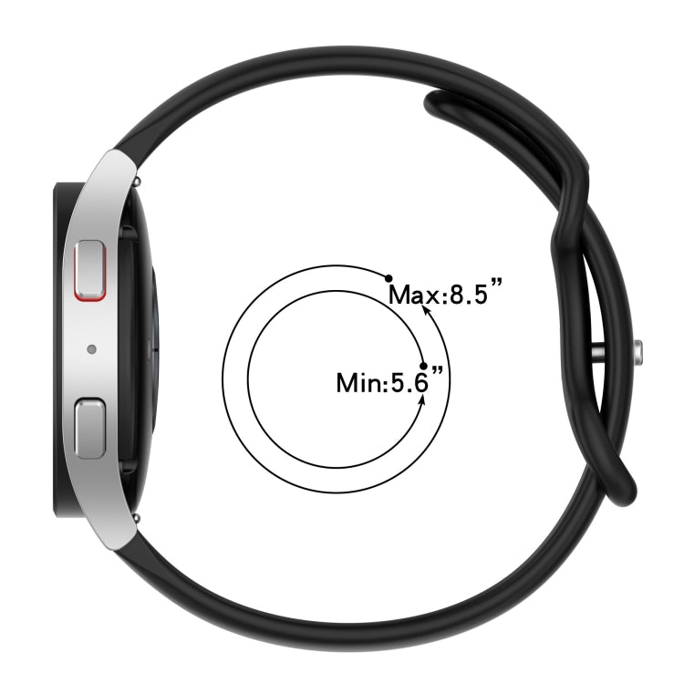 For Xiaomi MI Watch Color 22mm Butterfly Buckle Two-Color Silicone Watch Band(Orange+Black) - free shipping - PMC TechLife - Order now!