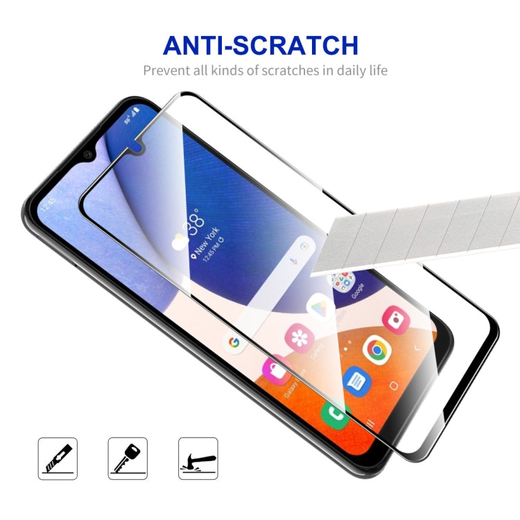 For Samsung Galaxy A14 5G 10pcs ENKAY Hat-Prince Full Glue 0.26mm 9H 2.5D Tempered Glass Full Film - Galaxy Tempered Glass by ENKAY | Online Shopping South Africa | PMC TechLife | Buy Now Pay Later Mobicred