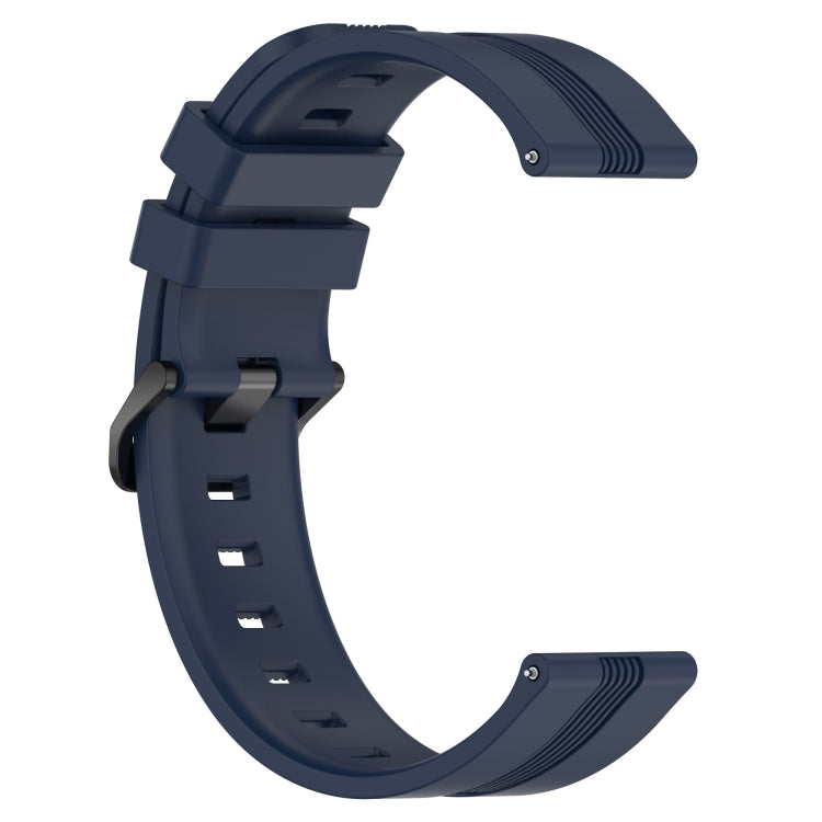 For Huawei Watch GT3 42mm 20mm Concave Striped Slicone Watch Band(Navy Blue) - free shipping - PMC TechLife - Order now!