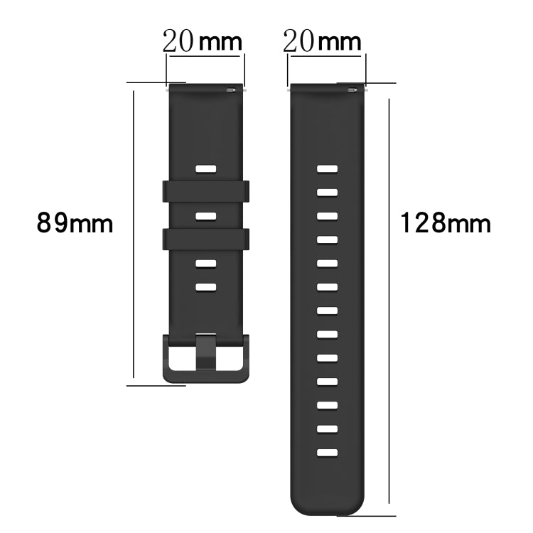 For Samsung Galaxy Watch4 40mm 20mm Concave Striped Slicone Watch Band(Red) - free shipping - PMC TechLife - Order now!