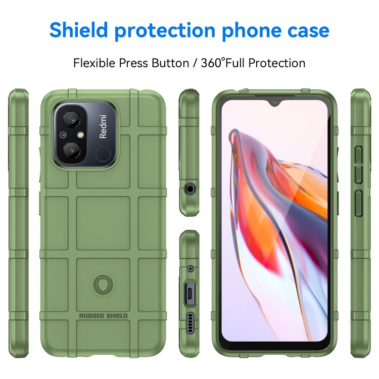 For Xiaomi Redmi 12C Full Coverage Shockproof TPU Case(Green) - free shipping - PMC TechLife - Order now!