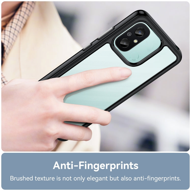 For Xiaomi Redmi 12C Colorful Series Acrylic + TPU Phone Case(Black) - free shipping - PMC TechLife - Order now!