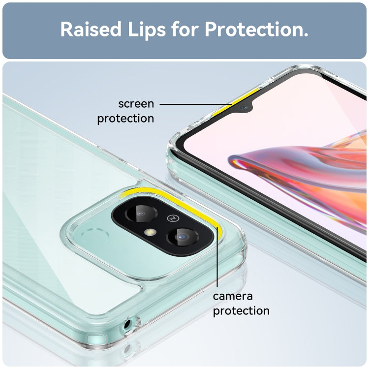 For Xiaomi Redmi 12C Colorful Series Acrylic + TPU Phone Case(Transparent) - free shipping - PMC TechLife - Order now!