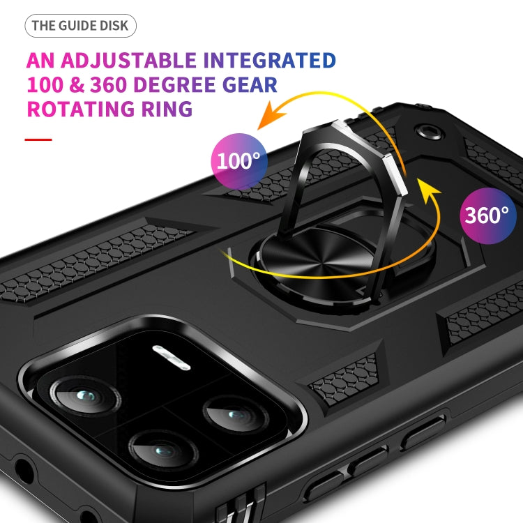 For Xiaomi 13 Pro Shockproof TPU + PC Phone Case with Holder(Black) - free shipping - PMC TechLife - Order now!