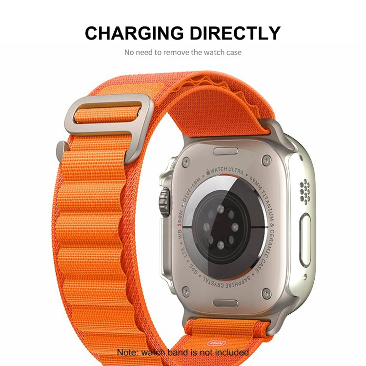 For Apple Watch Ultra / Ultra 2 49mm ENKAY Hat-Prince Waterproof Full Coverage PC Frame + 9H Tempered Glass Case(White) - Watch Cases by ENKAY | Online Shopping South Africa | PMC TechLife | Buy Now Pay Later Mobicred