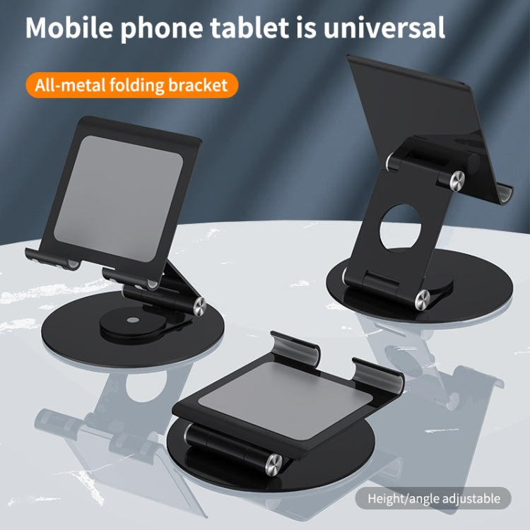 JUNSUNMAY 360 Degrees Rotating Foldable Laptop Desktop Holder Height / Angle Adjustable(Black) - free shipping - PMC TechLife - Order now!
