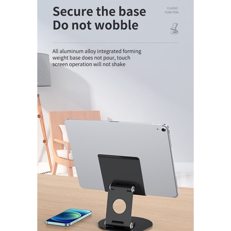 JUNSUNMAY 360 Degrees Rotating Foldable Laptop Desktop Holder Height / Angle Adjustable(Black) - free shipping - PMC TechLife - Order now!