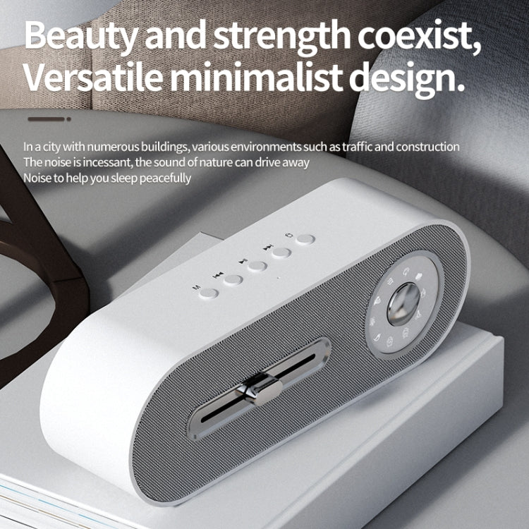 JY-78 Bluetooth Speaker with Sleep White Noise Support Memory Card U-disk(white) - Desktop Speaker by PMC TechLife | Online Shopping South Africa | PMC TechLife