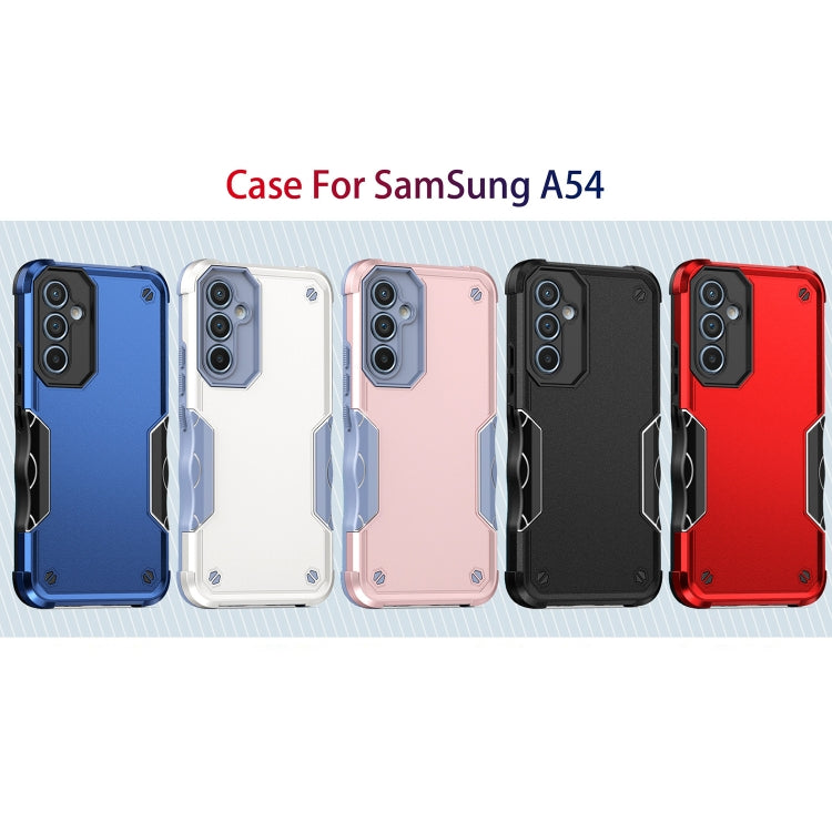 For Samsung Galaxy A54 5G Non-slip Shockproof Armor Phone Case(Red) - free shipping - PMC TechLife - Order now!