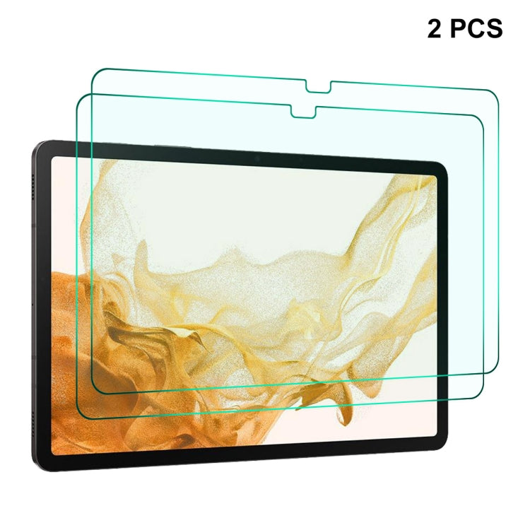 For Samsung Galaxy Tab S8+ 12.4 2pcs ENKAY 0.33mm Explosion-proof Tempered Glass Film - For Samsung Tab by ENKAY | Online Shopping South Africa | PMC TechLife | Buy Now Pay Later Mobicred
