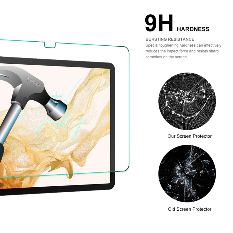 For Samsung Galaxy Tab S8+ 12.4 2pcs ENKAY 0.33mm Explosion-proof Tempered Glass Film - For Samsung Tab by ENKAY | Online Shopping South Africa | PMC TechLife | Buy Now Pay Later Mobicred