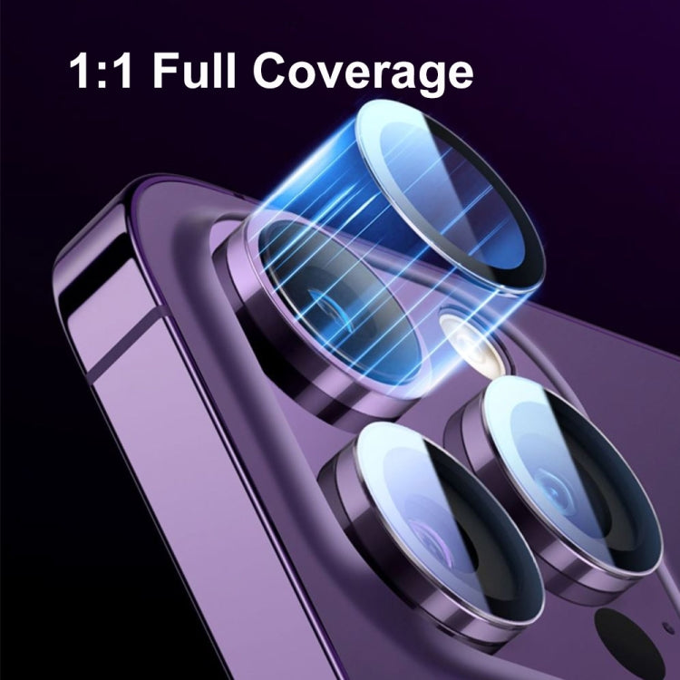 For iPhone 14 / 14 Plus ENKAY Hat-Prince Tempered Individual Ring Camera Glass Film with Positioner - free shipping - PMC TechLife - Order now!