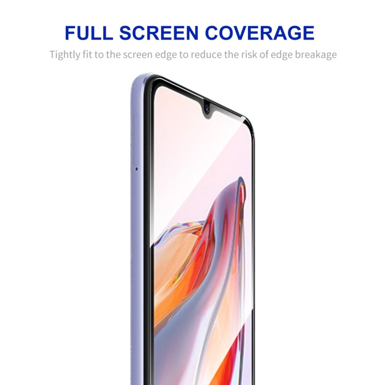 For Xiaomi Redmi 12C / Poco C55 10pcs ENKAY Hat-Prince Full Glue 0.26mm 9H 2.5D Tempered Glass Full Film -  by ENKAY | Online Shopping South Africa | PMC TechLife | Buy Now Pay Later Mobicred