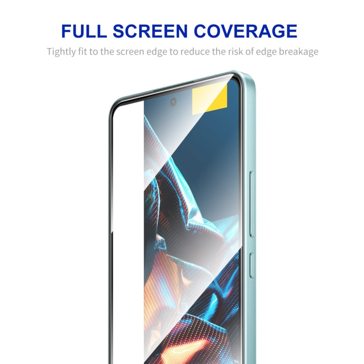 For Xiaomi Poco X5 Pro 10pcs ENKAY Hat-Prince Full Glue 0.26mm 9H 2.5D Tempered Glass Full Film -  by ENKAY | Online Shopping South Africa | PMC TechLife | Buy Now Pay Later Mobicred
