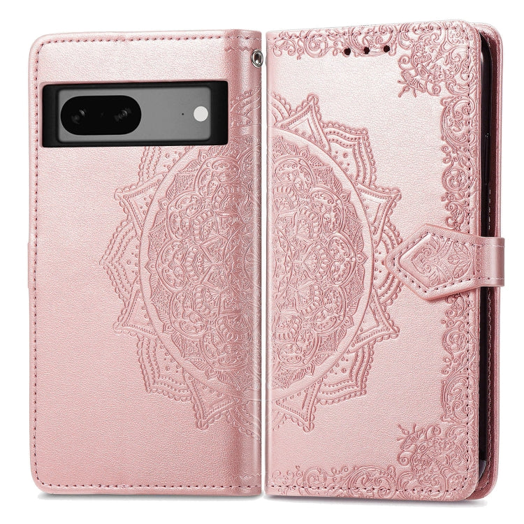 For Google Pixel 7A Mandala Flower Embossed Leather Phone Case(Rose Gold) - free shipping - PMC TechLife - Order now!