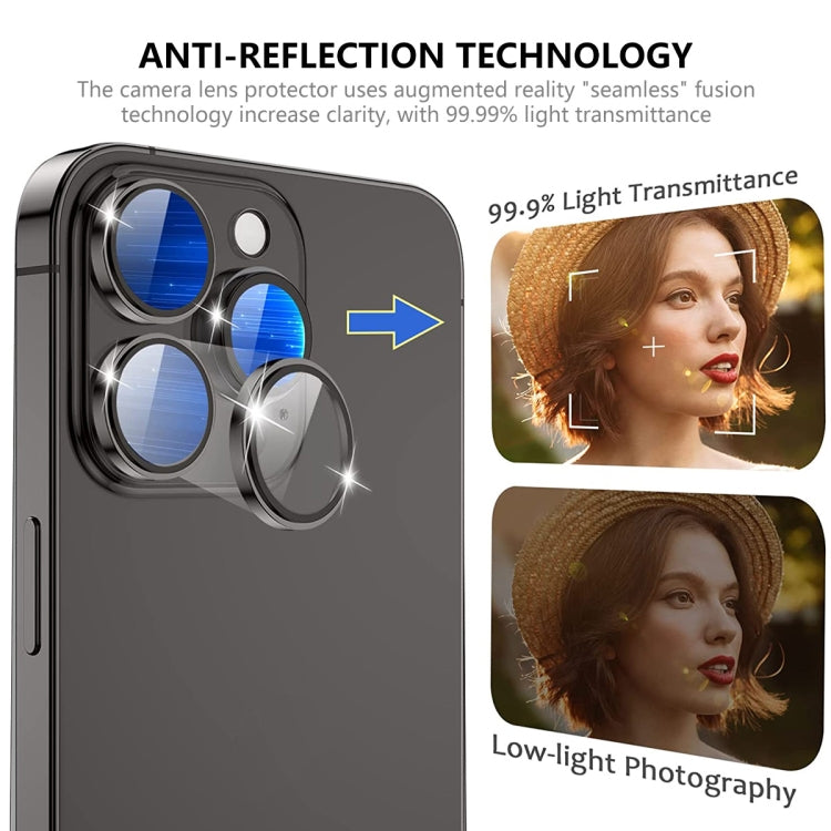 For iPhone 14 / 14 Plus ENKAY AR Anti-reflection Camera Lens Glass Full Film(Red) - iPhone 14 Tempered Glass by ENKAY | Online Shopping South Africa | PMC TechLife | Buy Now Pay Later Mobicred