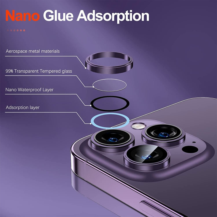 For iPhone 14 Pro / 14 Pro Max ENKAY AR Anti-reflection Camera Lens Glass Full Film(Silver) - free shipping - PMC TechLife - Order now!