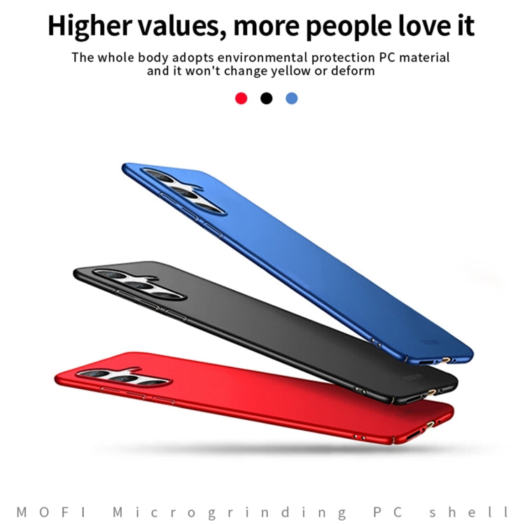 For Samsung Galaxy A34 5G MOFI Frosted PC Ultra-thin Hard Phone Case(Red) - free shipping - PMC TechLife - Order now!
