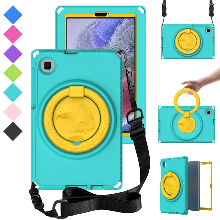 For Samsung Galaxy Tab A7 Lite T220/T225 2020 EVA Hybrid PC Shockproof Tablet Case with Frame(Glacial Green) - free shipping - PMC TechLife - Order now!
