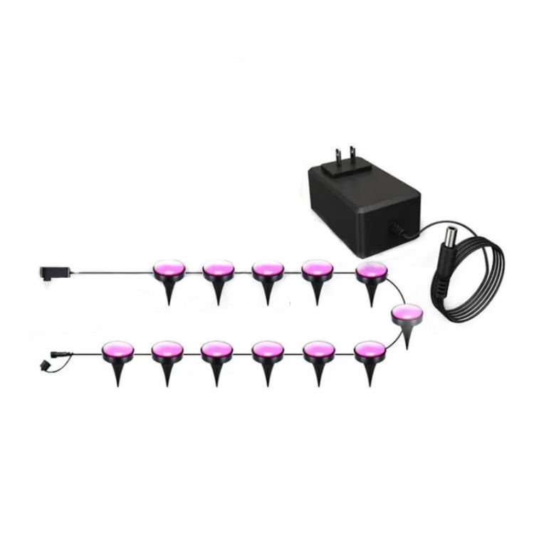 CP01 Outdoor WIFI Smart APP Control Garden Lamp Music Sync Outdoor Ground Lights(US Plug) - Buried Lights by PMC TechLife | Online Shopping South Africa | PMC TechLife