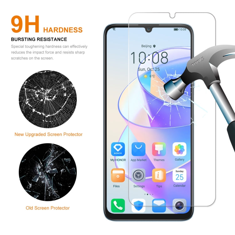 For Honor X7A 5pcs ENKAY Hat-Prince 0.26mm 9H 2.5D High Aluminum-silicon Tempered Glass Film - free shipping - PMC TechLife - Order now!
