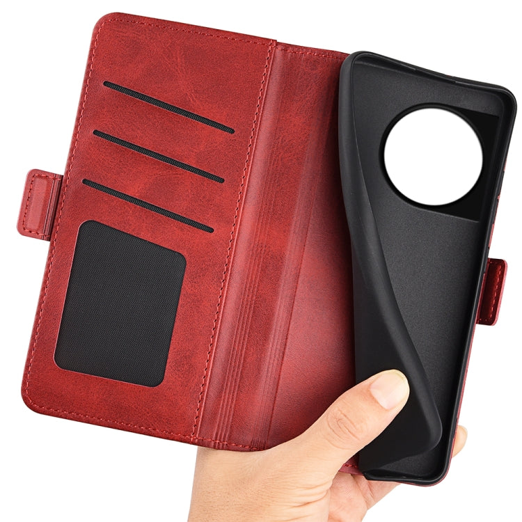 For OnePlus 11 Dual-side Magnetic Buckle Leather Phone Case(Red) - free shipping - PMC TechLife - Order now!