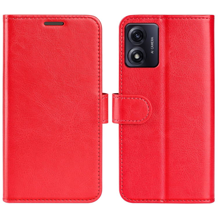 For Motorola Moto E13 R64 Texture Horizontal Flip Leather Phone Case(Red) - free shipping - PMC TechLife - Order now!