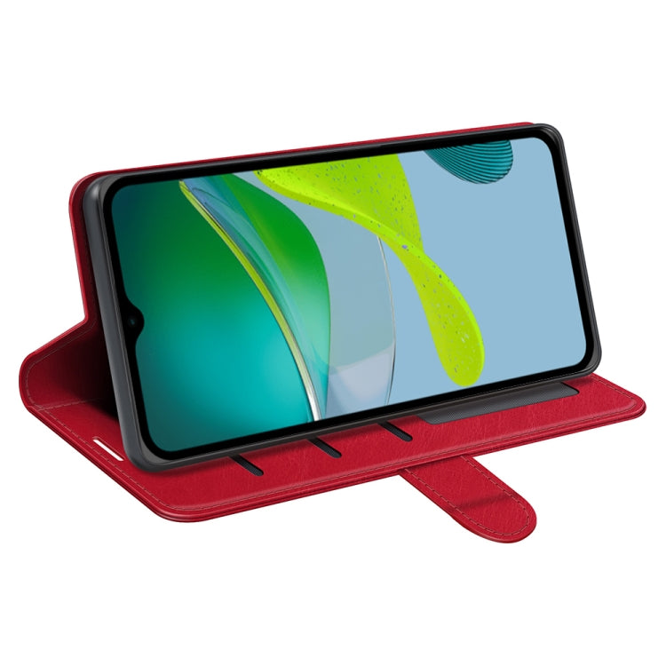 For Motorola Moto E13 R64 Texture Horizontal Flip Leather Phone Case(Red) - free shipping - PMC TechLife - Order now!