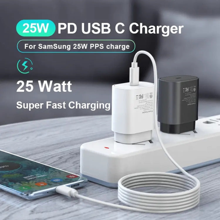 TA800 PD / PPS 25W Type-C Port Charger for Samsung, EU Plug(White) - free shipping - PMC TechLife - Order now!