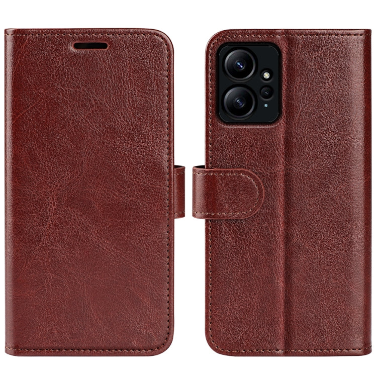 For Xiaomi Redmi Note 12 4G Global R64 Texture Horizontal Flip Leather Phone Case(Brown) - free shipping - PMC TechLife - Order now!