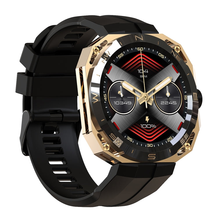 E25 1.43 inch Color Screen Smart Watch,Support Heart Rate Monitoring / Blood Pressure Monitoring(Gold) - Smart Wear by PMC TechLife | Online Shopping South Africa | PMC TechLife