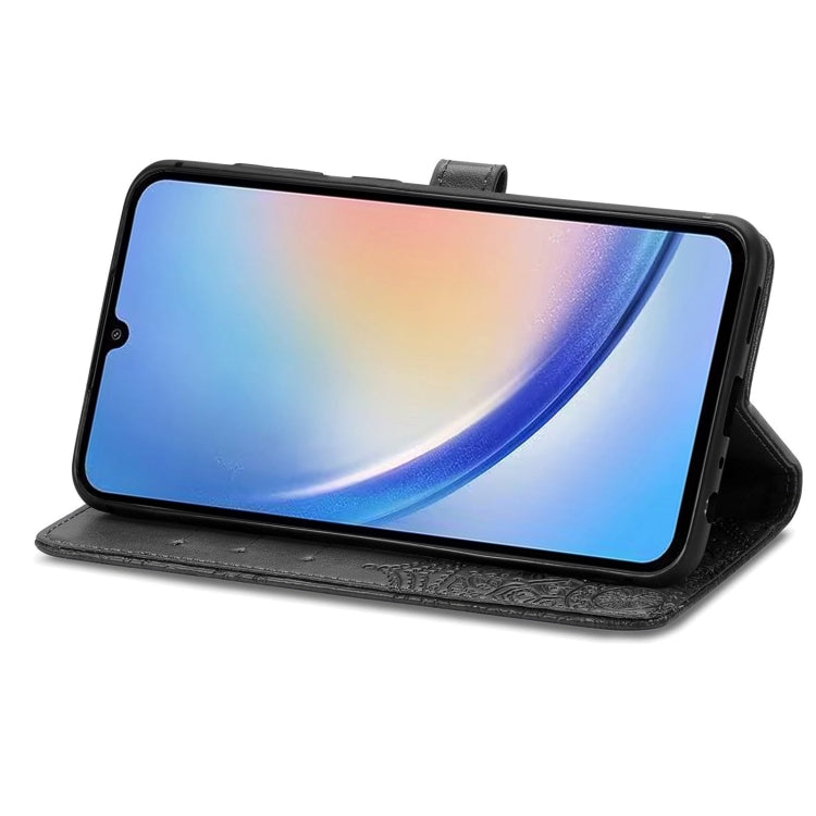 For Samsung Galaxy A34 5G Mandala Flower Embossed Leather Phone Case(Black) - free shipping - PMC TechLife - Order now!